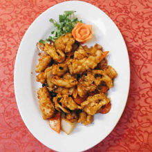 Picture of Squid with black bean sauce