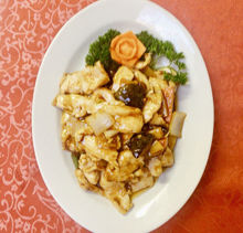 Picture of Chicken meat with chinese mushroom