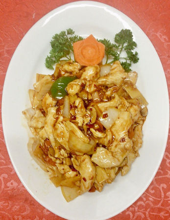 Picture of Chicken meat with gon bao sauce