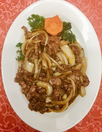 Picture of Beef with onions and garlic